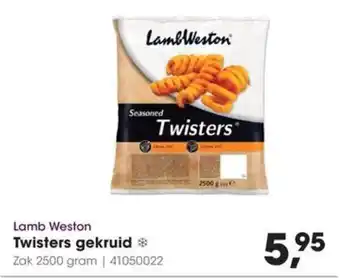 HANOS Lamb Weston Twisters gekruid aanbieding