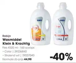 HANOS Robijn Wasmiddel Klein & Krachtig aanbieding