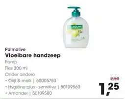 HANOS Palmolive Vloeibare handzeep aanbieding