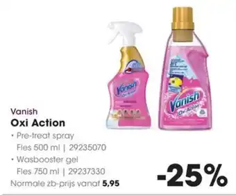 HANOS Vanish Oxi Action aanbieding