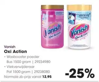 HANOS Vanish Oxi Action aanbieding