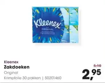 HANOS Kleenex Zakdoeken aanbieding