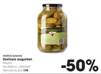 HANOS HANOS Selektie Zoetzure augurken aanbieding