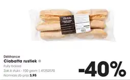 HANOS Délifrance Ciabatta rustiek aanbieding