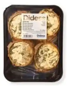 HANOS Didess Quiches Ricotta spinazie aanbieding