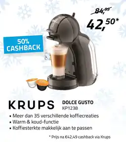 Obbink Krups Dolce Gusto KP1238 aanbieding