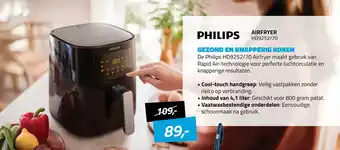 Obbink Philips Airfryer HD9252/70 aanbieding