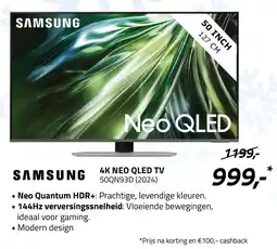 Obbink Samsung 4K NEO QLED TV 50QN93D (2024) aanbieding