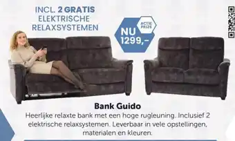 Poppeliers Meubelen Bank Guido aanbieding