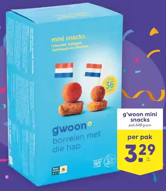 De Boerenschuur G'woon mini snacks aanbieding