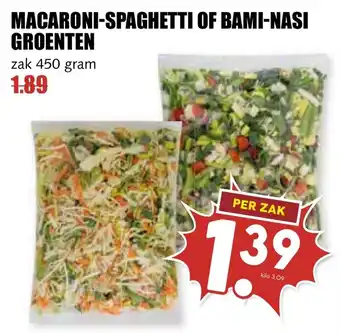 De Boerenschuur Macaroni-spaghetti of bami nasi aanbieding