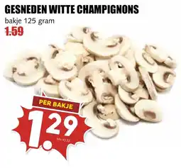 De Boerenschuur Gesneden witte champignons aanbieding