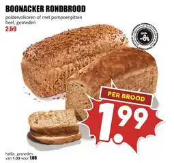 De Boerenschuur Boonacker rondbrood aanbieding