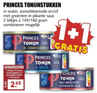 De Boerenschuur Princes tonijnstukken aanbieding