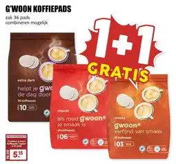 De Boerenschuur G'woon koffiepads aanbieding