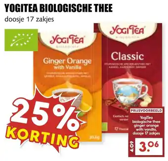 De Boerenschuur Yogitea biologische thee aanbieding