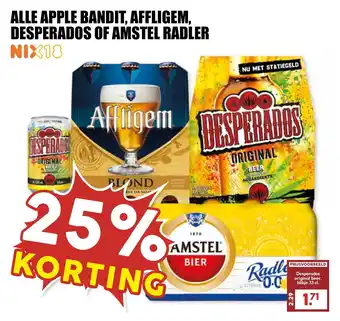 De Boerenschuur Alle apple bandit, affligem, desperados of amstel radler aanbieding