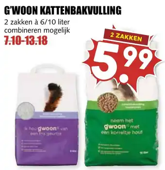 De Boerenschuur G'woon kattenbakvulling aanbieding