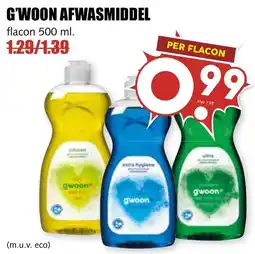 De Boerenschuur G'woon afwasmiddel aanbieding