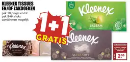 De Boerenschuur Kleenex tissues en of zakdoeken aanbieding