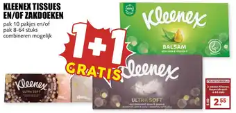 De Boerenschuur Kleenex tissues en of zakdoeken aanbieding