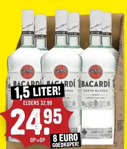 Dirck 3 Bacardi Carta Blanca aanbieding