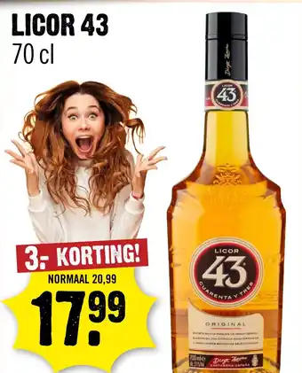 Dirck 3 Licor 43 aanbieding