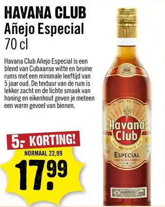 Dirck 3 Havana Club Añejo Especial aanbieding