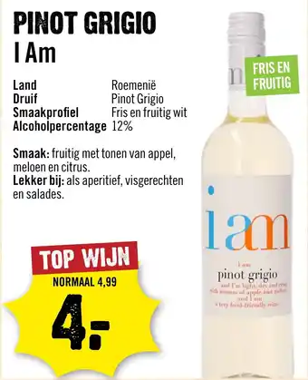 Dirck 3 Pinot Grigio I Am aanbieding