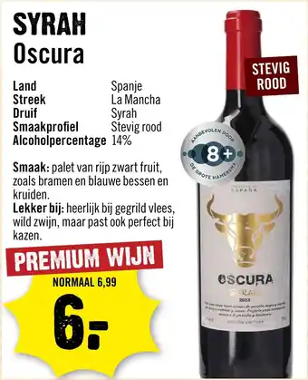 Dirck 3 Syrah Oscura aanbieding