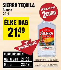 Dirck 3 Sierra Tequila Blanco aanbieding