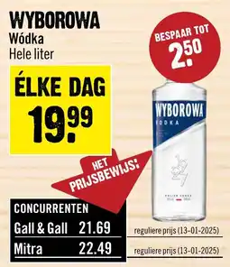 Dirck 3 Wyborowa Wódka aanbieding