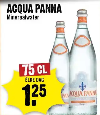 Dirck 3 Acqua Panna Mineraalwater aanbieding