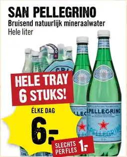 Dirck 3 San Pellegrino Bruisend Natuurlijk Mineraalwater aanbieding