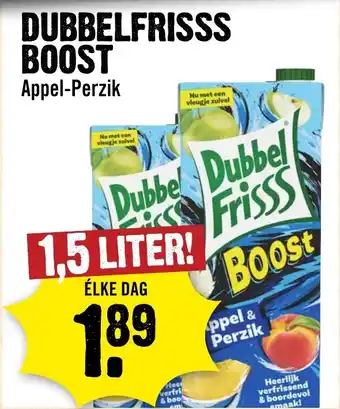 Dirck 3 Dubbelfrisss Boost Appel Perzik aanbieding