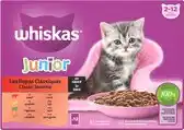 Welkoop Whiskas Junior 1+ Classic Meals - Kattenvoer - 12x85 gram - Lam - Kip - 1,02 kg aanbieding