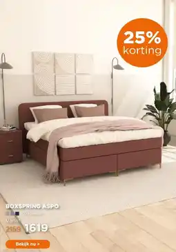 TotaalBED Boxspring Aspo aanbieding