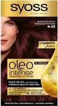 Bol.com SYOSS Oleo Intense - 4-23 Bordeaux Rood - Permanente Haarverf - Haarkleuring - 1 stuk aanbieding