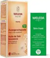 Bol.com Weleda Mamma - Zwangerschapsolie 100ml en Skin Food bodycreme 30gram aanbieding