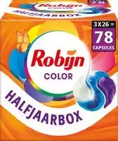 Bol.com Robijn Classics Color 3-in-1 Wascapsules - 3 x 26 wasbeurten - Voordeelverpakking aanbieding