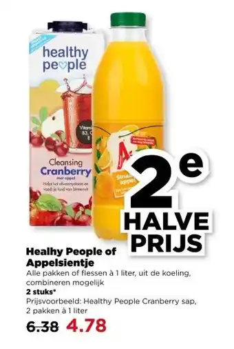 PLUS Healhy People of Appelsientje aanbieding