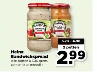 PLUS Heinz Sandwichspread aanbieding