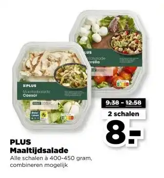 PLUS PLUS Maaltijdsalade aanbieding