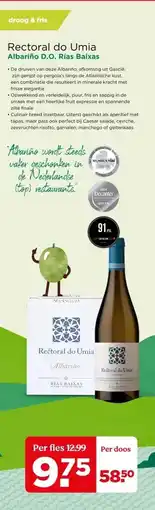 PLUS Rectoral do Umia Albariño D.O. Rías Baixas aanbieding