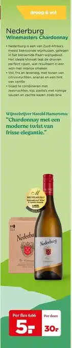 PLUS Nederburg Winemasters Chardonnay aanbieding