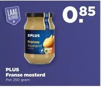 PLUS PLUS Franse mosterd aanbieding