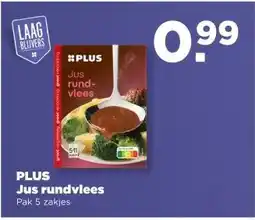 PLUS PLUS Jus rundvlees aanbieding