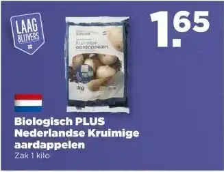 PLUS Biologisch PLUS Nederlandse Kruimige aardappelen aanbieding