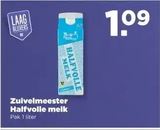 PLUS Zuivelmeester Halfvolle melk aanbieding