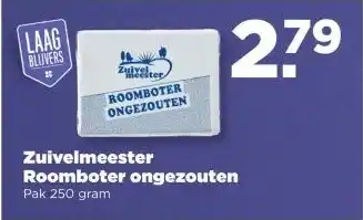 PLUS Zuivelmeester Roomboter ongezouten aanbieding